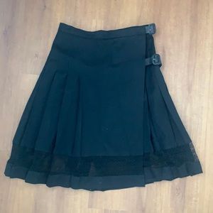 Black Burberry Skirt